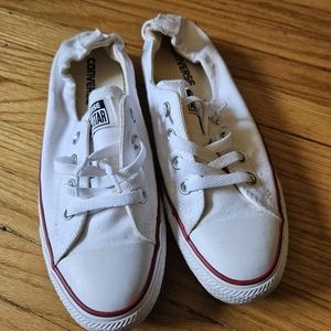 White Converse, Elastic Back